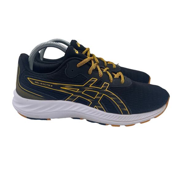 Asics Gel Excite 9 Road Running Shoes Active Athletic Black Yellow Mens 7 main image 8